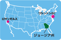 ジョージア州位置