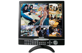 マサミツ モニター一体型 8ch ハードディスクレコーダ