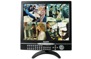 マサミツ　モニター一体型 4ch ハードディスクレコーダ